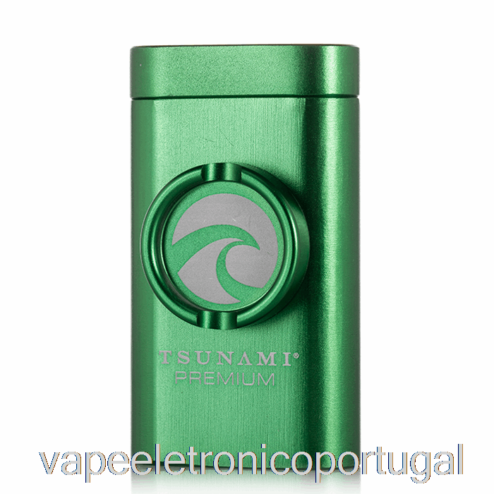 Vape Eletronico Tsunami Abrigo E Moedor Verde
